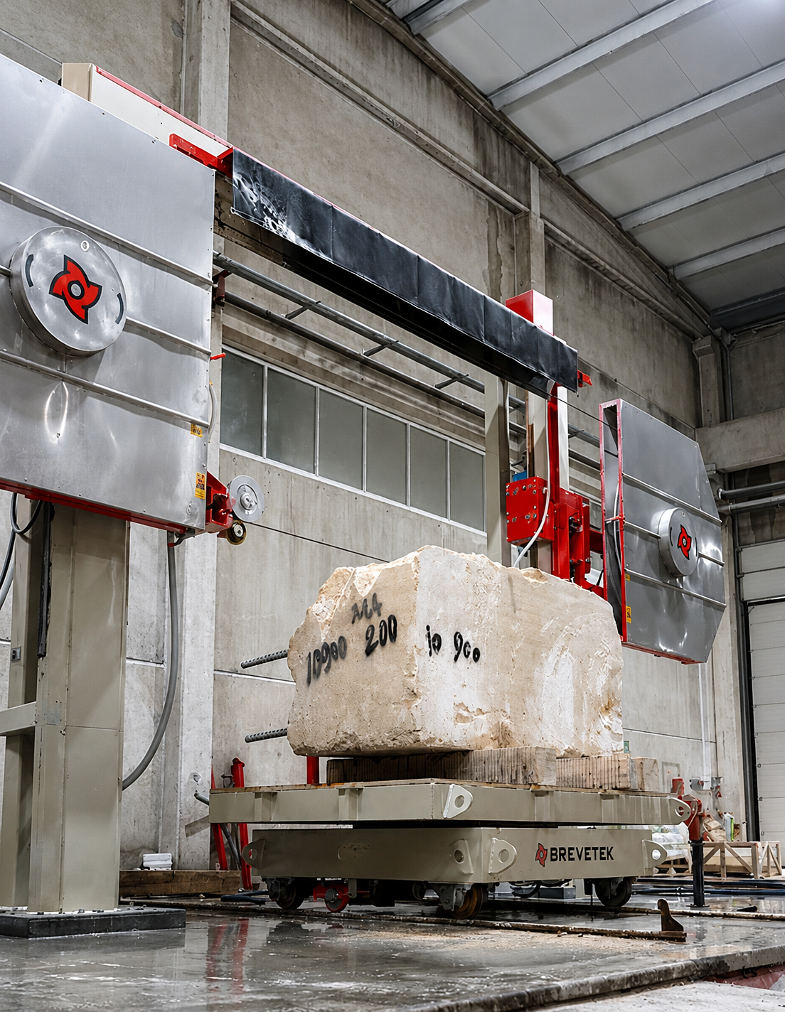 Monowire Block Cutting Machine